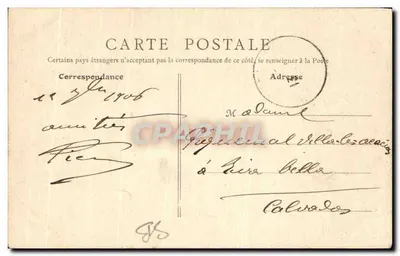 Luc-sur-Mer (Calvados) — Kaplica Małego Piekiełka — B. F., Paryż — Rewers
