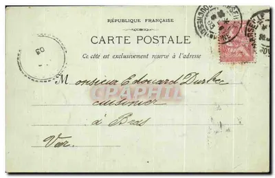 Marseille — Rue Noailles. (Les Nouvelles Galeries) — wydawca CARLO — Rewers