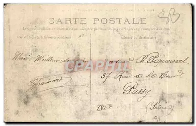 CAEN — Place Saint-Sauveur — Statue d'Elie de Beaumont — L. D. — Verso