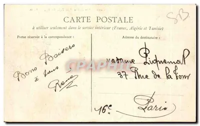 Caen — As Halles e a Torre Le Roy — L. D. — Verso