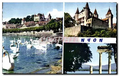 Nyon — O cais — O castelo — A Coluna Romana — Edições Jaeger