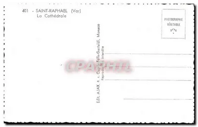 Saint-Raphaël (Var) — Katedra — Wyd. AJAX, Monako — Rewers