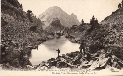La Chamrousse — Ao longo das margens do Caminho de Chamrousse para a Pra. — SELECTA