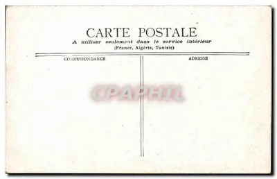 Paryż - Kościół Świętego Eustachiusza i ulica Montmartre — wydawca nieznany, numer serii nie widoczny — Rewers