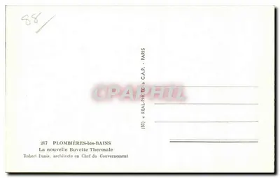 La nueva Buvetta Termal — Plombières-les-Bains — C.A.P. Cap — Reverso