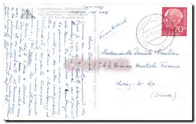 Sohilberghaus — Jugendherberge en el Schwarzwald — Verlag u. Verlag Ottenthal — Reverso