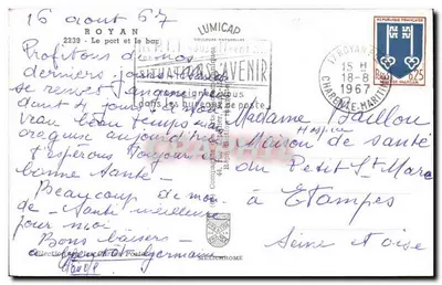 Port w Royan — widok z powietrza — wydawca Cap — Rewers