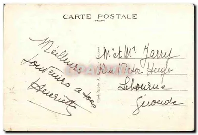 Saumur (M.-et L.) — Les Quais — Le Théâtre et l'Hôtel de Ville reflétés dans la Loire — Verso
