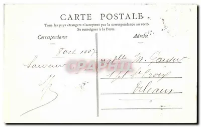 Krypta podziemna Bazyliki — Święty Benon w Loir-et-Cher — Kolekcja L. Marchand, Sully-s.-Loire, nr 717 — Rewers