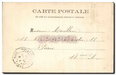 Châteaudun - Zamek, widok z Cavée du Griffon — Wyd. Camenat, Châteaudun — Rewers