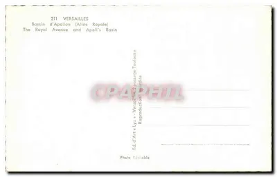 Versailles — Basen Apollon (Aleja Królewska) — LYS — Rewers