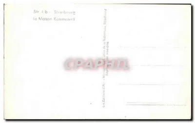 Dom Kammezell — Strasbourg — Éditions d'Art — Rewers