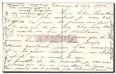 Bouquet de flores — bandeira francesa — editor DIX n° 368 — Verso