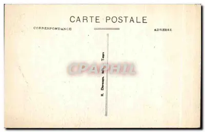 Azay-le-Rideau — Zamek renesansowy — Wydawca R. Deragnet, nr 125 — Rewers