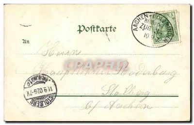 Düsseldorf. Kunsthalle — wydawca: Louis Sallmann, n° 7718 — Rewers