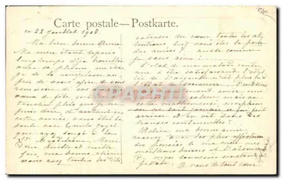 Navio de passagem — Daniel Sherrin, Pinkt — M & A.B. — Depósito Sarrus 4007 — Verso