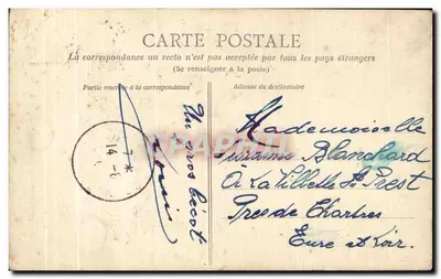 Le Havre - Capela do Externato São José — editor desconhecido, n° 52 — Verso