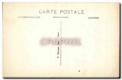 Azay-le-Rideau (Indre-et-Loire) — Zamek — Façada Północno-Wschodnia — R. D. — Rewers