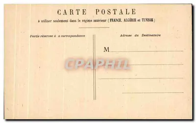 Paryż — Rue de Rivoli — miejska sceneria z budynkami i karetami — wydawca nieznany — Rewers