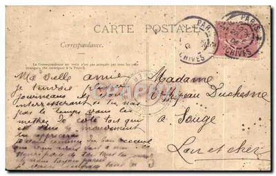 Femme élégante — scène de jardin — CHARMEUSE, éditeur RY — Rewers