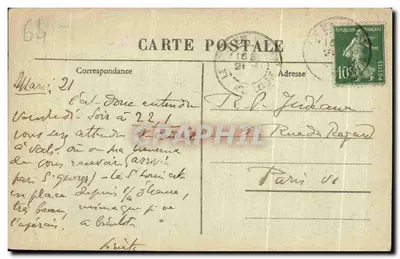 Le Puy — Rocher Saint-Michel d'Aiguilhe (widok zachodni) — Le Velay Illustré, n°192 — Rewers