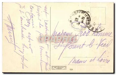 Worms. Monumento a Lutero — monumento a Lutero — editor GR. HAGENSCHE DRUCKEREI, n° 104 — Verso