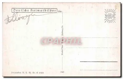 Freiburg i. Breisgau — piękna stolica maswu Vosgów — seria Deutsche Heimatbilder, n° 26a, wydane przez Nicolai — Rewers