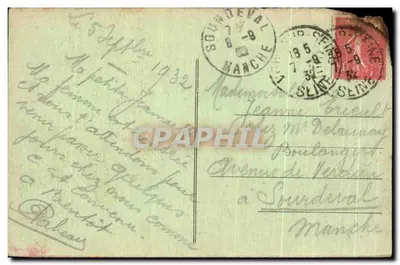 Mayence - Bairro Mangin. A Fachada — 1388. — Verso