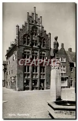 Venlo, Romerhuis — com fonte e estátua — editor N.J. 29