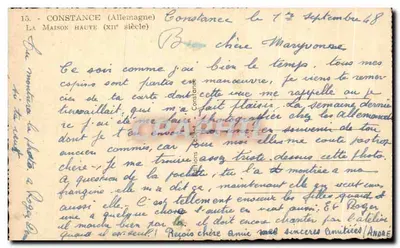 Constance — A Maison Haute (século XII) — editor desconhecido, n° 15 — Verso