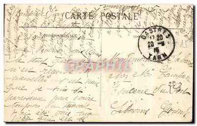 Castres (Tarn) — Bulwar Alsace-Lorraine — wydawcy Perrot-Sagnes, Castres — Rewers
