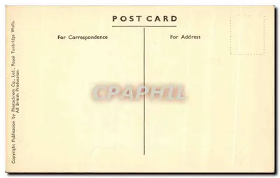 Cambridge, Kaplica King's College — widok wewnętrzny — Photocchrom Co. Ltd. nr 43915 — Rewers