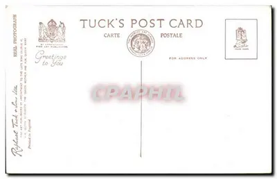 The Chain Gate, Wells — Tuck's Postcard, seria WELLS 55 — Rewers