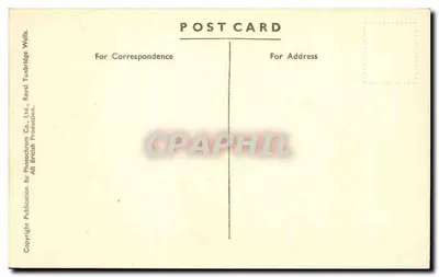 Cambridge, Queen's College & Bridge — série 43815 — Verso