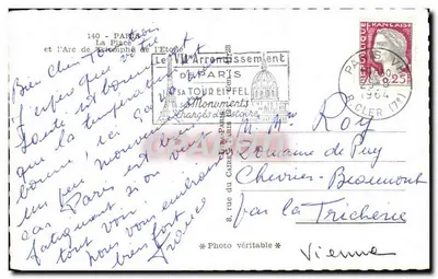 Arc de Triomphe — vue aérienne depuis la Place de l'Étoile — éditeur Lymet — Reverso
