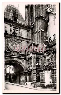 Rouen — O Gros Horloge (1389) — Edição La Cigogne, André Leconte