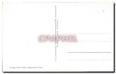 Widok z powietrza z Oggersheim/Rhein — fotografie z powietrza — Verlag Ernst Wühr, Oggersheim Pfalz — Rewers