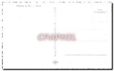 Worms a. Rh. — Katedra — Échîte Photographie, nr 4724 — Rewers