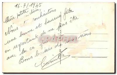 Dinard — St Enogat — Widok ku Fortowi Harbour i Wyspie Cezembre — éditeur AA — Rewers