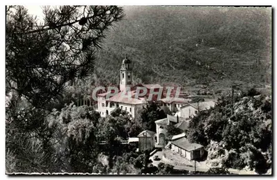 Laghet (Alpes-Maritimes) — Santuário de Nossa Senhora de Laghet — visão geral — editor não visível