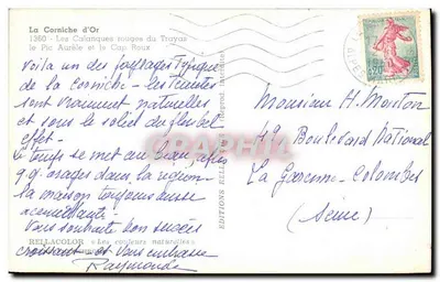 Czerwone kalanki Trayas — Pic Aurèle i Cap Roux — Wydawnictwo Rella — Rewers