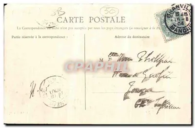 Granville — La Tranchée des Anglais — J. Puel, fot. — Verso