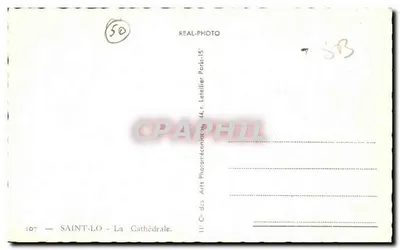 सेंट-लू — कैथेड्रल — आर्ट्स डेज़ फोटोमेकैनिक्स, पेरिस — पीछे