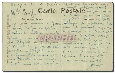 Angers — L'Hotel de Ville — NDHOT — Verso