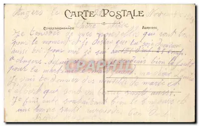 Angers — Igreja de São José — Edição Larouote, n°81 — Verso