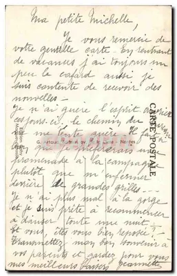 Poitiers — O Clain no Pont do Túnel — Colina da Cagouillère — Saby L.W. 2687 — Verso