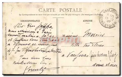 Cannes — widok portu i promenady — Wydawnictwo Giletta, Nicea, nr 1390 — Rewers