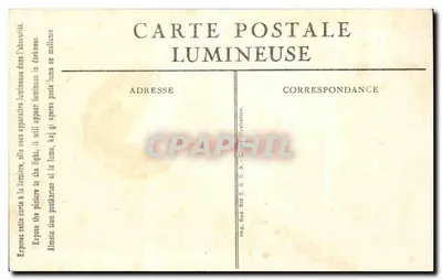 Templo de Angkor Vat — efeito luminoso — Carte postale lumineuse — Verso