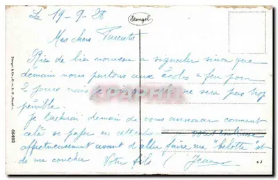 Koblenz - Niemiecki Zakątek - Pomnik Cesarskiego Wilhelma — wydawca Stengel, n° 46492 — Rewers