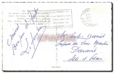 Tarbes — vista geral — Réal-Photo n°111 — Verso